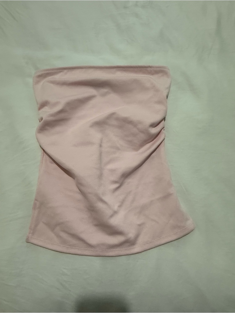 Madden Girl Strapless Tube Top in Pale Pink